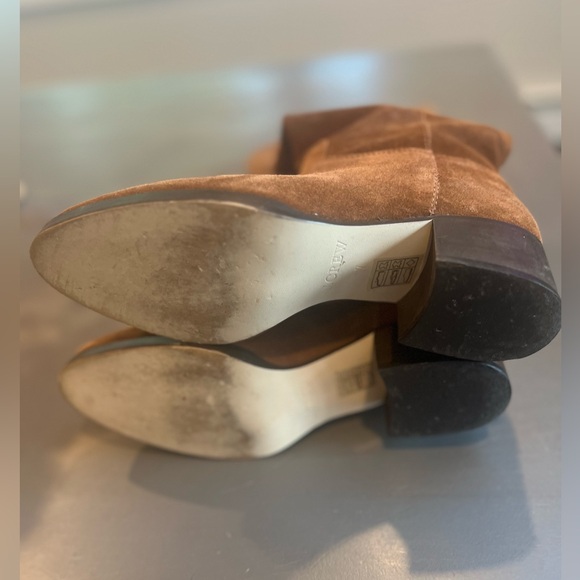 Like New J. Crew Brown Suede Knee high Boots - Size 7 - Picture 6 of 6